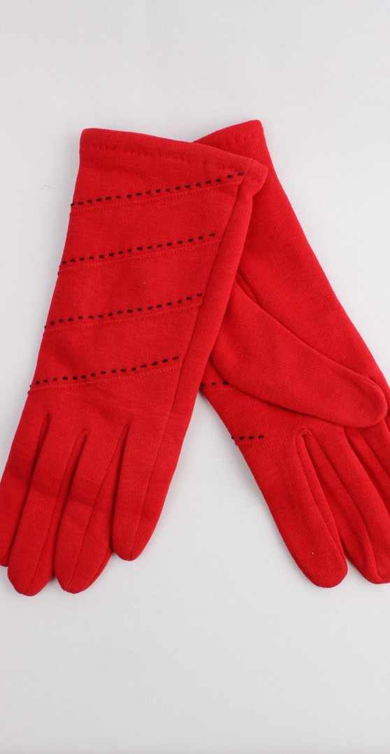  Thermal glove w contrast stitching red Style; S/LK4389 image 0